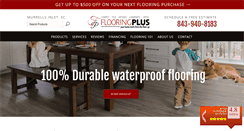 Desktop Screenshot of flooringplussc.com