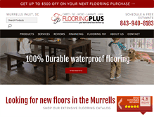 Tablet Screenshot of flooringplussc.com